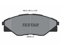 TEXTAR Bremsbelagsatz Bremsbeläge VORDERACHSE...
