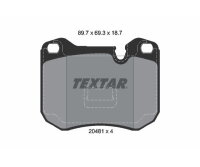 TEXTAR Bremsbeläge für PORSCHE 924 2.0 2.5 S +...