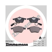 Bremsbeläge Vorne für Audi 100 C4 A4 B5 A6 1.6-4.2 12.90-09.01 ZIMMERMANN