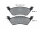 Bremsbelagsatz Bremsbeläge hinten für Chrysler Voyager Dodge Caravan Textar