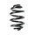 Fahrwerksfeder Schraubenfeder Ford SEAT VW SPIDAN hinten Miniblock 155mm 55305