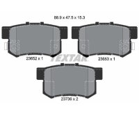TEXTAR Bremsbelagsatz Bremsbeläge Hinterachse...