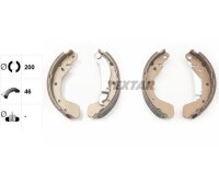 Bremsbackensatz Hinten Opel Corsa C Tigra Twintop TEXTAR Trommelbremse 91058200