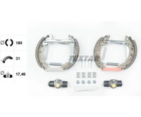 Bremsbackensatz Trommelbremse VW Audi Seat Skoda TEXTAR hinten 180mm 84018200