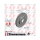 2x Bremsscheiben vorne 255mm für Toyota Corolla E12 Verso Zimmermann Coat Z