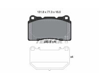 TEXTAR Bremsbeläge Q+ VORNE OPEL ASTRA J 2.0 +...