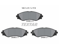 TEXTAR Bremsbeläge VORDERACHSE für CHEVROLET...