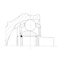 SPIDAN Gelenksatz Antriebswelle 24308 für VW Audi...