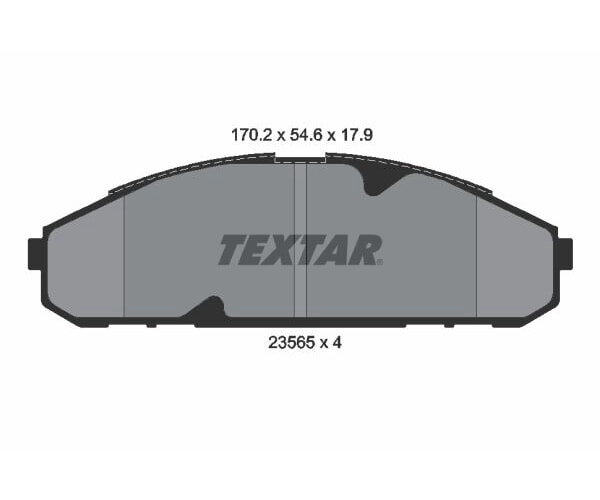 Bremsbeläge VORNE für NISSAN PATROL GR 4 IV (Y60, GR) 4.2 Cat/ 2.8 TD TEXTAR