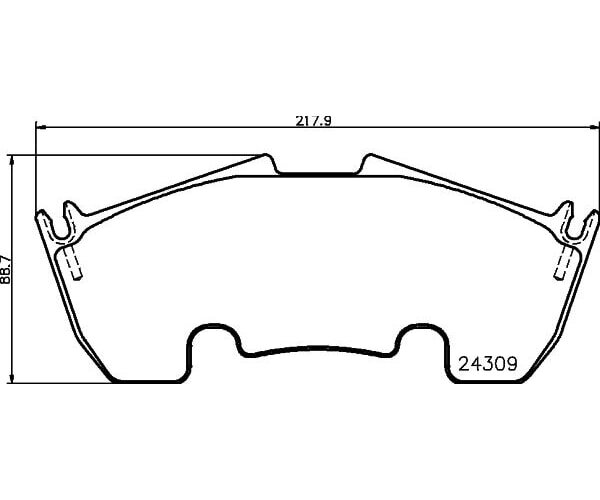 TEXTAR Bremsbeläge VORDERACHSE für MERCEDES-BENZ G-KLASSE HENSCHEL SLR T1
