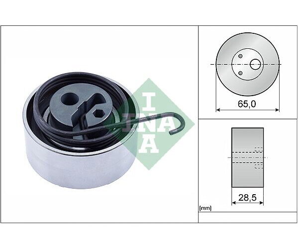 Spannrolle Zahnriemen INA 531 0819 10 65x28,5 mm Opel Astra Corsa Combo Meriva