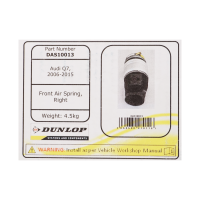 DUNLOP Luftfeder Luft Fahrwerk für VW Touareg 7LA 7L6 7L7 Audi Q7 4LB Porsche