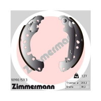 Bremsbackensatz Hinten Ford Fiesta Mk7 ZIMMERMANN...