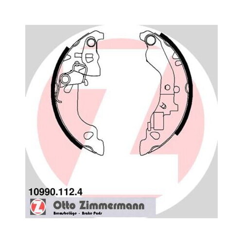 Bremsbackensatz Hinten Fiat Punto 2 188 ZIMMERMANN Trommelbremse 10990.112.4