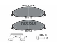 TEXTAR Bremsbelagsatz für Cadillac CTS Limousine...