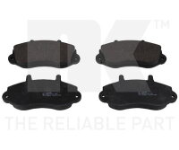 Bremsbelagsatz NK 223945 Vorderachse Opel Movano Renault Master 138,8x66,5x18 mm
