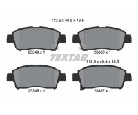 TEXTAR Bremsbelagsatz Scheibenbremse 2334901