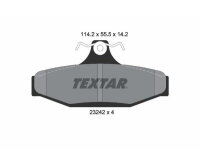 TEXTAR Bremsbelagsatz Scheibenbremse 2324204