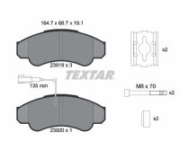 TEXTAR Bremsbelagsatz für Citroen Jumper Fiat Ducato Peugeot Boxer Bremse vorne