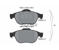 TEXTAR Bremsbelagsatz Bremsbeläge Vorderachse...