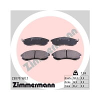 ZIMMERMANN Bremsbeläge VORDERACHSE für MITSUBISHI L200 K7 T K6 T K5 T