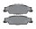 Bremsbeläge Bremsbelagsatz Cadillac TEXTAR Hinterachse Wagner 2430401