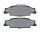 Bremsbeläge Bremsbelagsatz Cadillac TEXTAR Hinterachse Wagner 2430401
