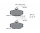 Bremsbelagsatz Vorne Citroen ZX N2 Kombi Schrägheck TEXTAR Bremse 2146002