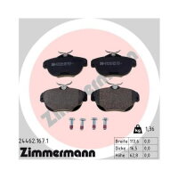 ZIMMERMANN Bremsbelagsatz Scheibenbremse 24462.167.1