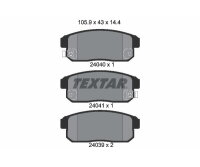 Bremsbelagsatz Hinten Chevrolet Nissan Suzuki TEXTAR...