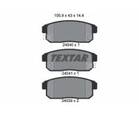 Bremsbelagsatz Hinten Chevrolet Nissan Suzuki TEXTAR...