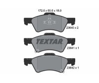 TEXTAR Bremsbelagsatz Bremsbeläge VORDERACHSE für CHRYSLER VOYAGER