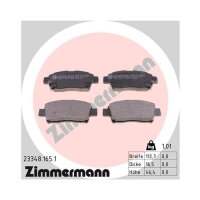 ZIMMERMANN Bremsbelagsatz Bremsbeläge VORNE für...