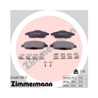 ZIMMERMANN Bremsbelagsatz für Peugeot 308 4A 4C 4E 4H 4B 3008 Bremse vorne