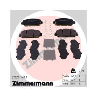 ZIMMERMANN Bremsbelagsatz für Honda CR-V V RW RT...