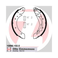Bremsbackensatz Hinten Citroen Peugeot Renault ZIMMERMANN Trommelbrems 109901020