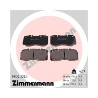 ZIMMERMANN Bremsbeläge VORDERACHSE für DAILY...