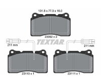 TEXTAR Bremsbelagsatz Bremsbeläge VORDERACHSE...
