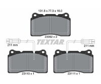 TEXTAR Bremsbelagsatz Bremsbeläge VORDERACHSE...