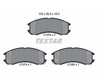 TEXTAR Bremsbelagsatz Scheibenbremse Vorderachse für...