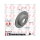 2x ZIMMERMANN COAT Z Brake Disc, Rear Axle, 298 mm