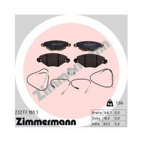 ZIMMERMANN Bremsbelagsatz Scheibenbremse Vorderachse...