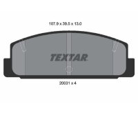 Bremsbelagsatz Hinten Mazda RX-7 323 626 TEXTAR Bremse...