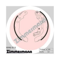 Bremsbackensatz Hinten Dacia Duster ZIMMERMANN Trommelbremse 10990.157.0