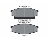TEXTAR Bremsbelagsatz Bremsbeläge Vorderachse...