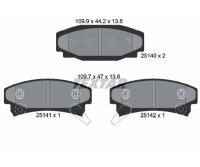TEXTAR Bremsbelagsatz Scheibenbremse 2514001