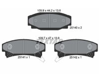 TEXTAR Bremsbelagsatz Scheibenbremse 2514001