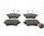 FERODO Bremsbelagsatz Bremsbeläge FUSE+ Vorderachse für Mercedes