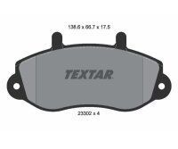 TEXTAR Bremsbelagsatz Bremsbeläge Vorderachse für OPEL RENAULT