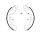 Bremsbackensatz Hinten Suzuki Grand Vitara TEXTAR Trommelbremse 91068700